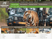 Tablet Screenshot of bandhavgarh-national-park.com